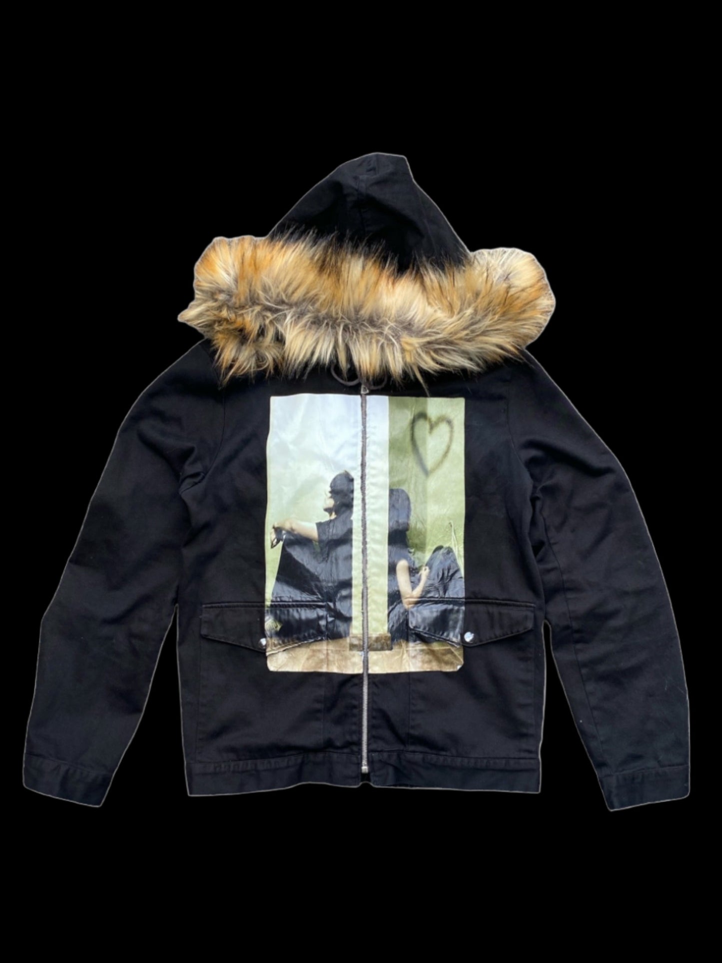 soul mate fur zip up