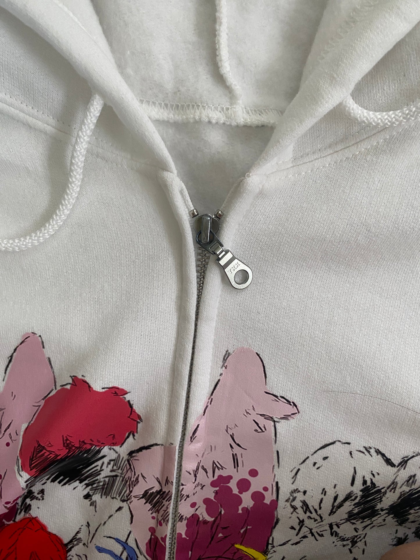 handdrawn zip up