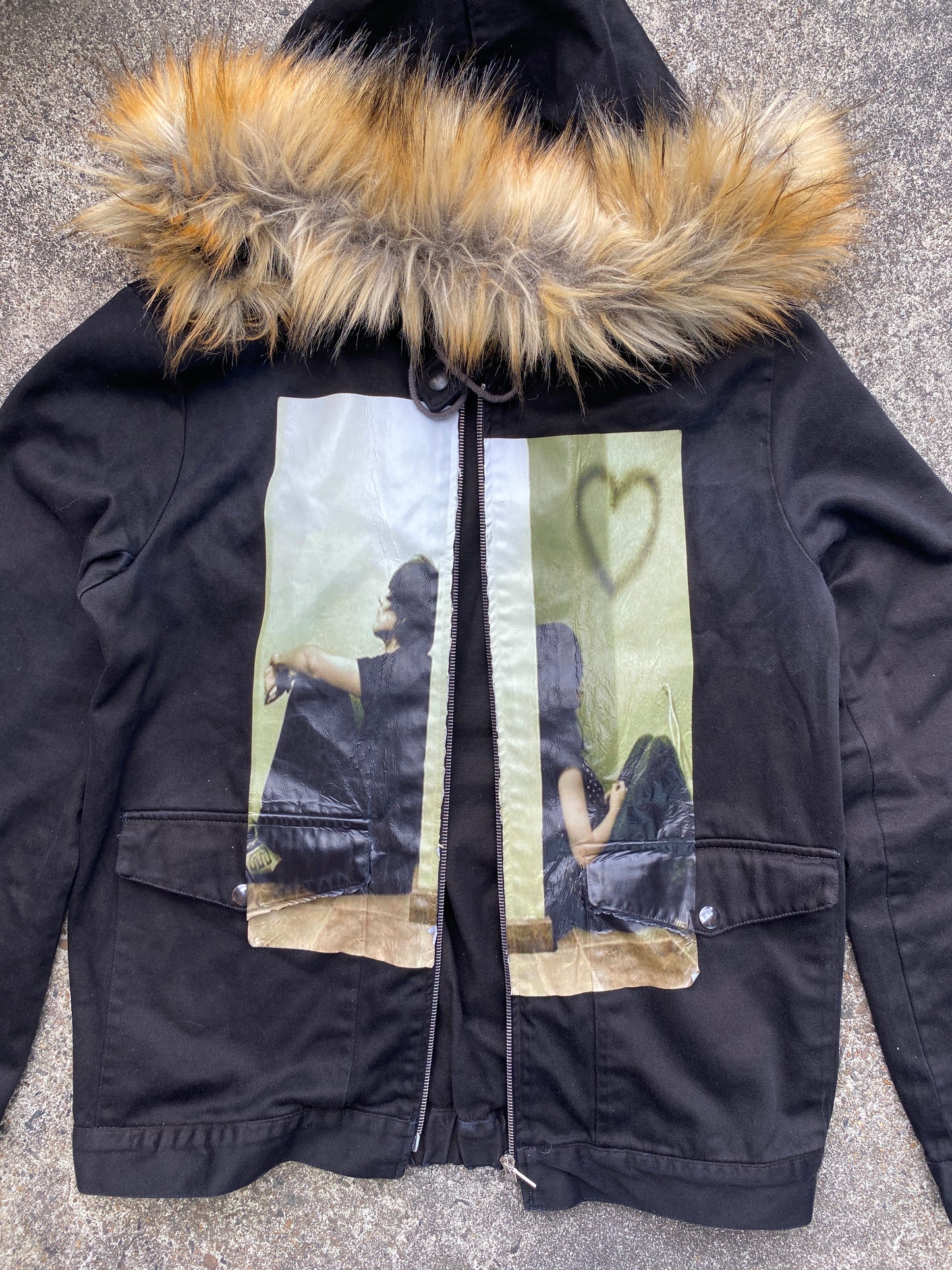 soul mate fur zip up