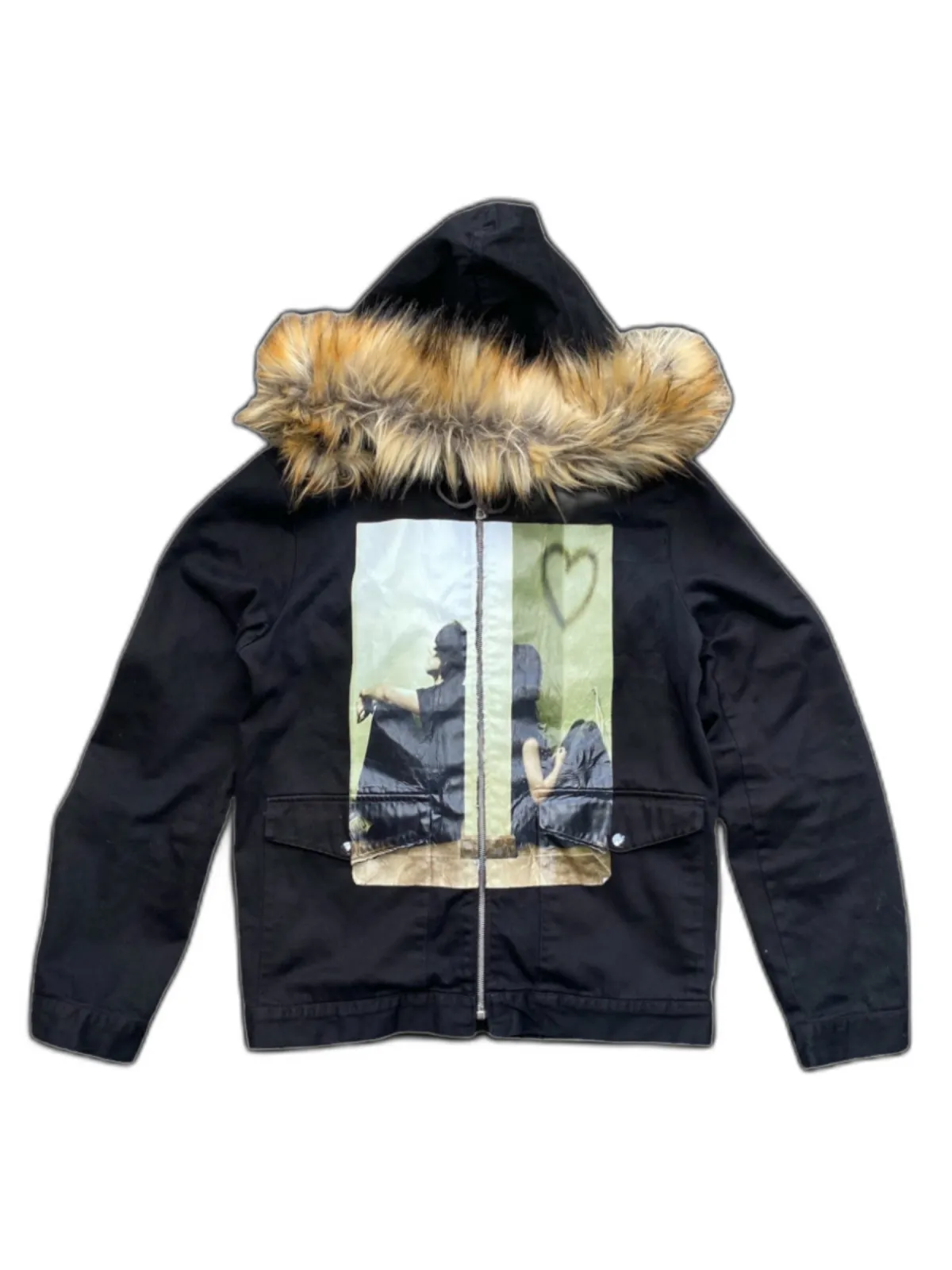 soul mate fur zip up